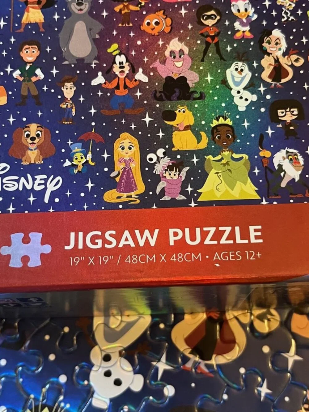 Ceaco Disney 100th Foil Jigsaw Puzzle 500 Piece Colorful Complete Poster 2023